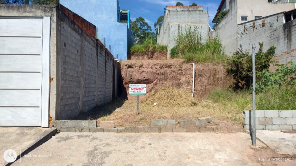 Excelente lote no Jardim Columbia em Caieiras- SP. Ref: 411
